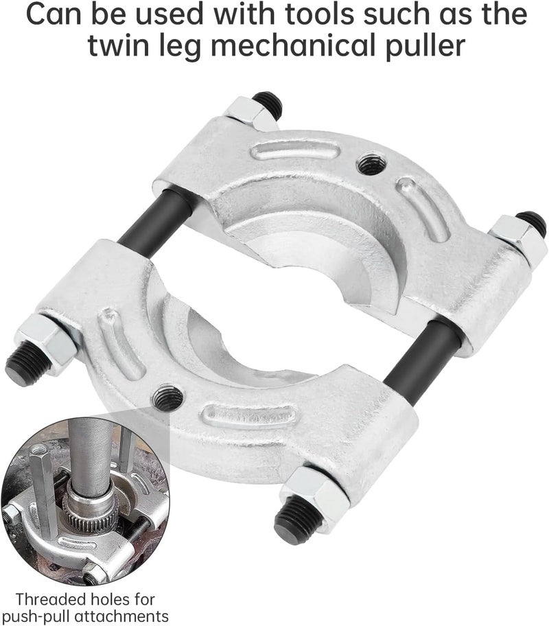 ChgImposs Heavy Duty Bearing Puller with 3/8 to 3 inch Jaw for Gear Pinion/Wheel Hub/Bearing Separator, Chrome-Plated Steel Splitter Tool - Image 4